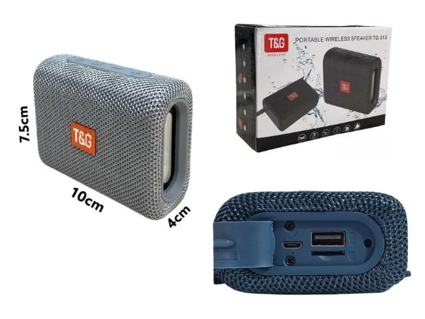 &u+ PARLANTE BT BLUETOOTH TG-313 MP3 / BT / FM / AUX